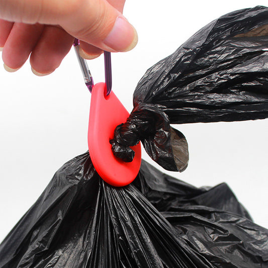 Silicone Clip Handle Dog poop Bag